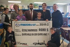 Essais routiers communautaires : 4680 $ pour l’École Harwood
