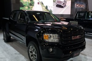 The GMC lineup at the 2019 Montreal Auto Show