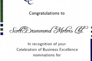 Celebration of Business Excellence Award