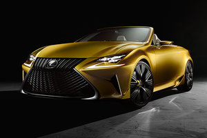 The Lexus LF-C2 is unveiled in Los Angeles