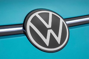 Volkswagen unveils new logo and new future  in Frankfurt