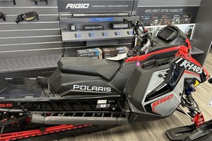 2025 Polaris RMK KHAOS 850 155 SLASH GHOST GRAY & RED