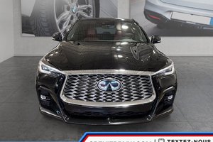 2022 Infiniti QX55 Sensory, Black on Red Interior, Bose Sound System