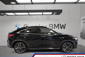2022 Infiniti QX55 Sensory, Black on Red Interior, Bose Sound System