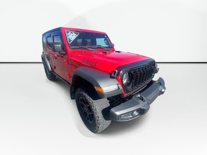2024 Jeep Wrangler Willys | Cam | USB | Htd Wheel | Warranty to 2029