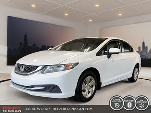 2014 Honda Civic Sedan LX MANUELLE AIR CLIMATISÉ CRUISE GROUPE ÉLECTRIQUE