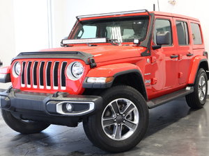 Jeep Wrangler UNLIMITED SAHARA + DEUX TOITS + ALPINE + CUIR 2021