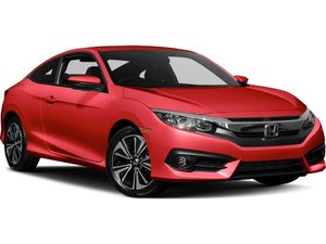 2017 Honda Civic Coupe EX-T | 6 Speed | Heated Seats | Cam | USB