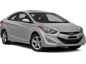 2013 Hyundai Elantra Coupe GLS | Roof | | HtdSeats | Bluetooth | Aux | USB