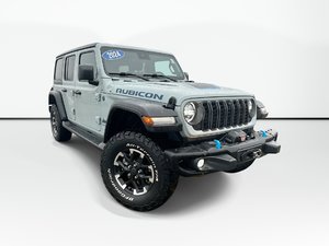 2024 Jeep Wrangler 4xe Rubicon | Cam | HtdSeat | 2Tops | Warranty to 2028