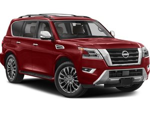 2023 Nissan Armada Platinum | Lthr | Roof | Cam | Warranty to 2028