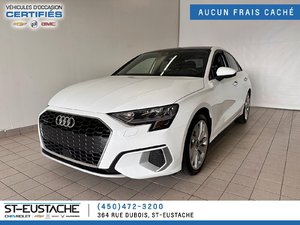 Audi A3 SEDAN Komfort 40 TFSI | AWD | TOIT | CUIR | CAMÉRA | 2023