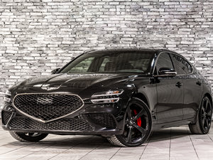 GENESIS G70 3.3T SPORT AWD 365 HP HEAD UP DISP CAM360 CUIR 2023
