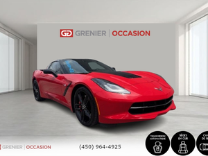 2015 Chevrolet Corvette Z51 2LT Toit Vitré Bas Kilométrage