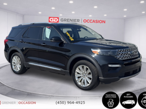 2022 Ford Explorer Limited Hybrid 6 Passagers Cuir