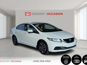 Honda Civic Sedan EX Toit Ouvrant Bas Kilo 2015