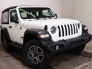 2021 Jeep Wrangler SPORT S + 4X4 + 2 PORTES + BAS KILO