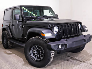 Jeep Wrangler SPORT S + 2 PORTES + 4X4 + TOIT RIGIDE 2021