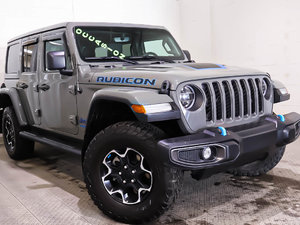 2022 Jeep Wrangler UNLIMITED RUBICON 4XE + 4X4 + PHEV + TOIT RIGIDE