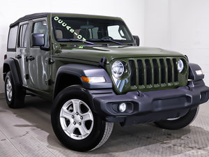 Jeep Wrangler 4 PORTES SPORT S + 4X4 + CARPLAY 2023