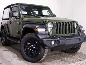 Jeep Wrangler 2 PORTES SPORT + 4X4 + TOIT SOUPLE 2024