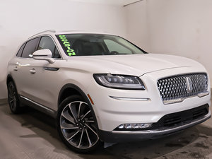 2023 Lincoln Nautilus RESERVE + AWD + CUIR + TOIT OUVRANT PANO