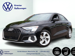 2024 Audi A3 Komfort, Quattro, Carplay, Toit