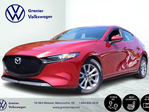 2020 Mazda 3 GX Sport, Caméra, Bluetooth, 8 Pneus