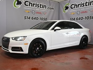 Audi A4 Sedan QUATTRO PROGRESSIV SUNROOF GPS CUIR CHAUFFANT 2018