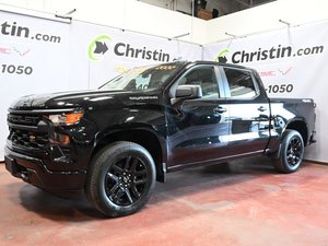 Chevrolet Silverado 1500 4WD Crew Cab CUSTOM CREW 4X4 MAG NOIR 20'' GRP REM 2022