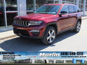 Jeep Grand Cherokee 4x4 LIMITED V6 3.6L GPS TOIT OUVRANT PANORAMIQUE 2022