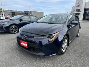 2020 Toyota Corolla LE CVT ONE OWNER TOYOTA CERTIFIED LOW KM 31325 WOW