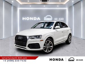 Audi Q3 Progressiv/AWD/JAMAIS ACCIDENTÉ 2018