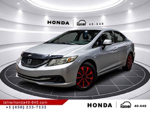 Honda Civic Sdn LX/JAMAIS ACCIDENTÉ 2013