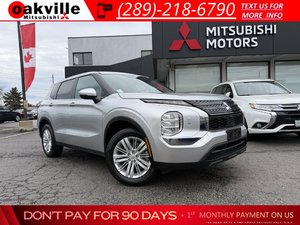 2024 Mitsubishi Outlander ES   CPO   S-AWC   7 PASS   CARPLAY   BLIND SPOT