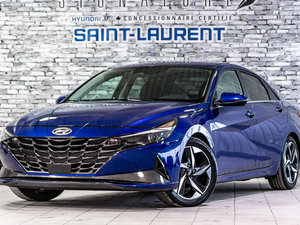 Hyundai Elantra ULTIMATE TOIT CUIR BLUELINK CARPLAY CAMERA NAVI 2021