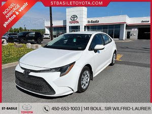 Toyota Corolla LE SIEGES CHAUFFANTS CAMERA RECUL BLUETOOTH 2020