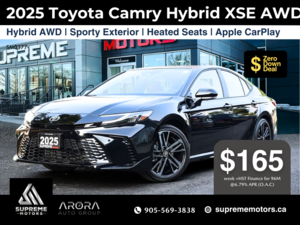 2025 Toyota Camry Hybrid XSE AWD