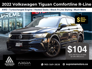 2022 Volkswagen Tiguan Comfortline R-Line Black Edition