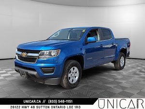 2019 Chevrolet Colorado Work Truck / 3.6L V6 / 4WD/ Crew Cab / 5.2’ B