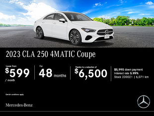 The 2023 Mercedes-Benz CLA 250 4MATIC Coupe