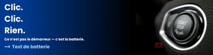 Promotion – Vérification de la batterie
