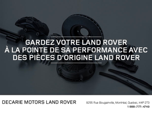 Des pièces d'origine Land Rover