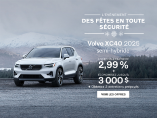 Le Volvo XC40 semi-hybride 2025