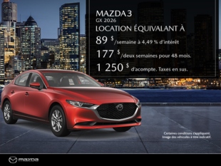 Procurez-vous le Mazda3 2026