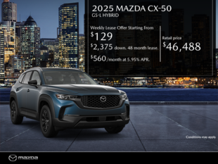 Get the 2025 Mazda CX-50 Hybrid