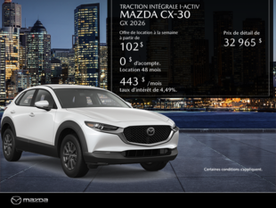 Procurez-vous le Mazda Cx-30 2026
