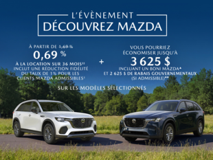 L'événement découvrez Mazda