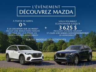 L'événement découvrez Mazda