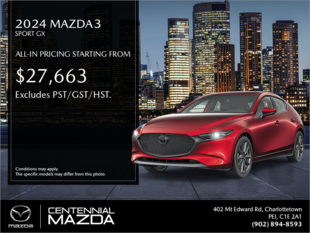 Get the 2024 Mazda3 Sport Today!